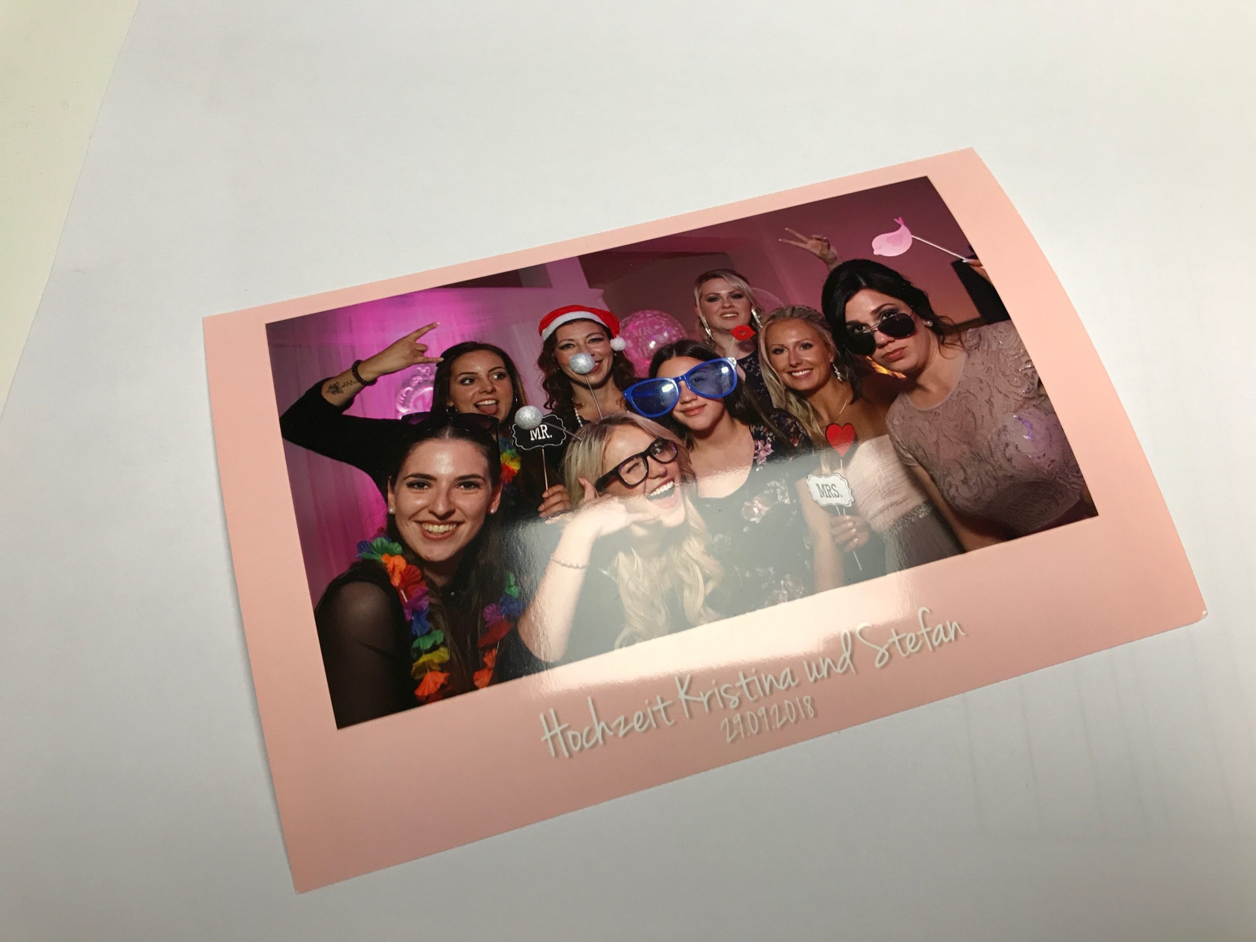 Hochwertige Fotobox-Sofortdrucke auf Fotopapier